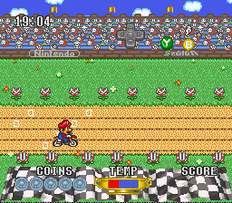 BS Excitebike - Bunbun Mario Battle Stadium 1 Screenshot 1